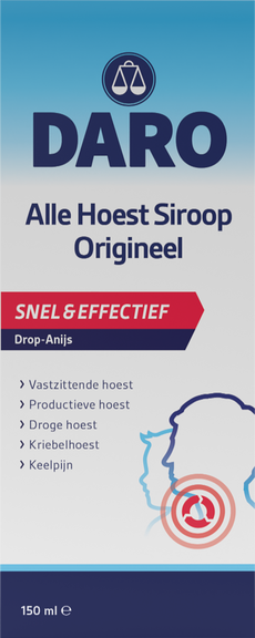Daro Alle Hoest Siroop 150 ML