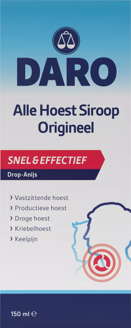 DARO Alle Hoest Siroop 150 ML
