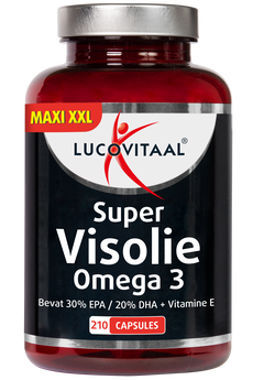 Lucovitaal Super Visolie Omega 3 Capsules 120 stuks