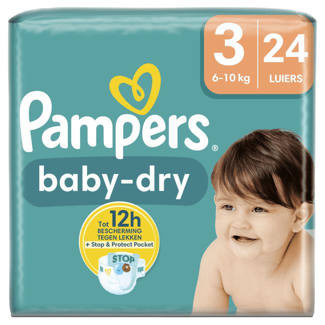 Pampers Baby Dry Luiers Maat 3 6-10 KG 24 stuks