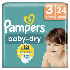 Pampers Baby Dry Luiers Maat 3 6-10 KG 24 stuks
