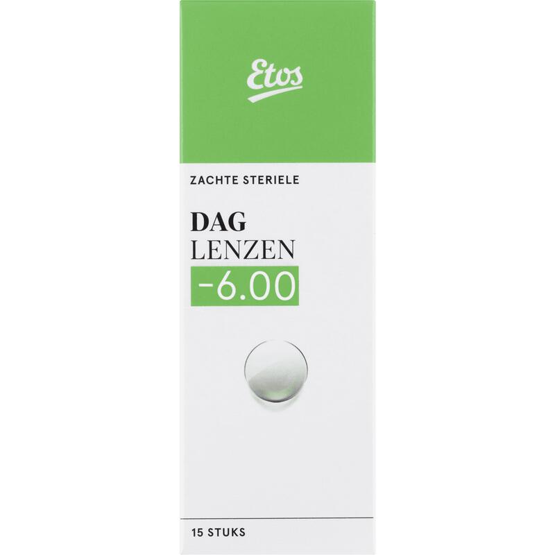 Etos Zachte Daglenzen -6 15 stuks