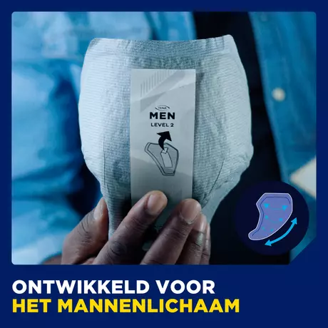 TENA Men Active Fit Absorbant Protector Level 2 Incontinentieverband 10 stuks