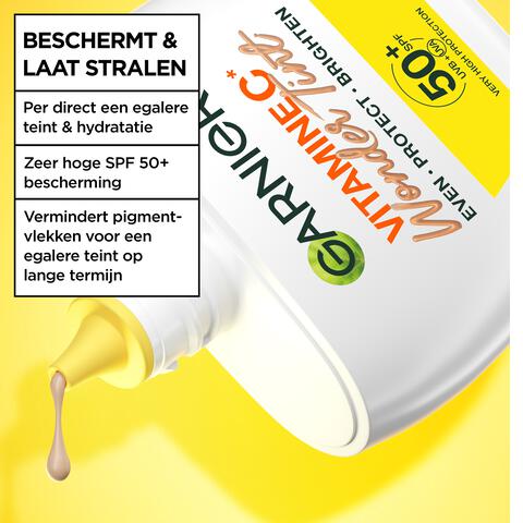Garnier Vitamine C* Wonder Tint SPF 50+ licht 40 Ml
