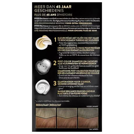 Syoss Oleo Intense Permanente Haarkleuring 6-76 Warm Koperblond/Cuivre Doré