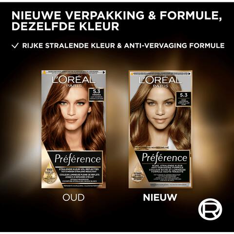 L'Oréal Paris Préférence Permanente Haarverf 5.3 Virginie