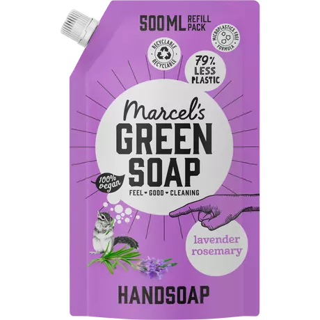 Marcel's Green Soap Lavendel & Rozemarijn Handzeep Navulzak 500 ML