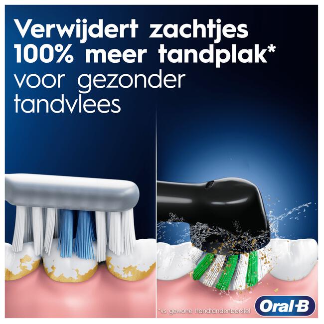 Oral-B Pro 3 3900N Zwart & Roze 2 Elektrische Tandenborstels