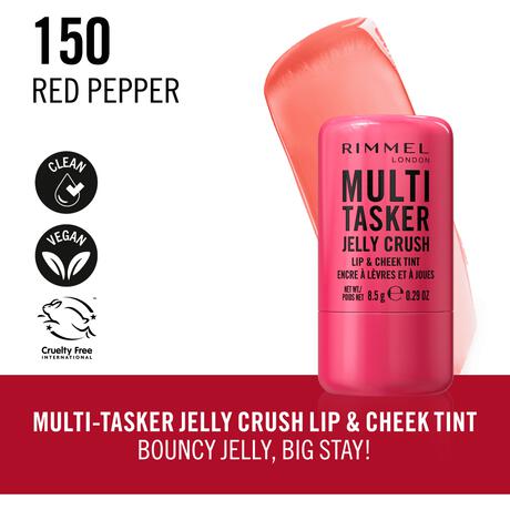 Rimmel Multi-Tasker Jelly Crush Blush en Lip Stain 150 Red Pepper