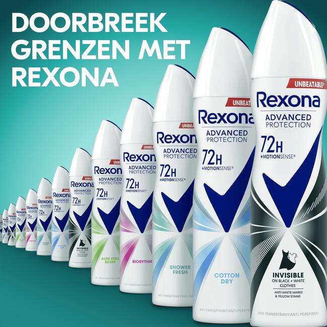Rexona Women Advanced Protection Invisible Deodorant Spray 150 ML