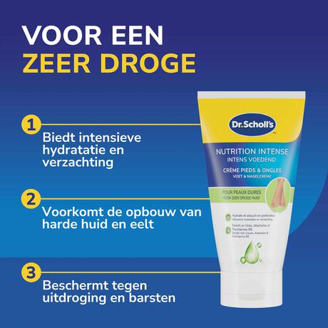 Dr.Scholl's Nutrition Intense voedende voetcrème 150 ML