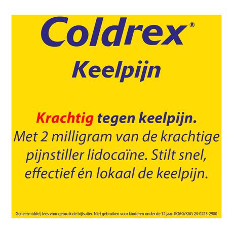 Coldrex Keelpastilles 12 Stuks