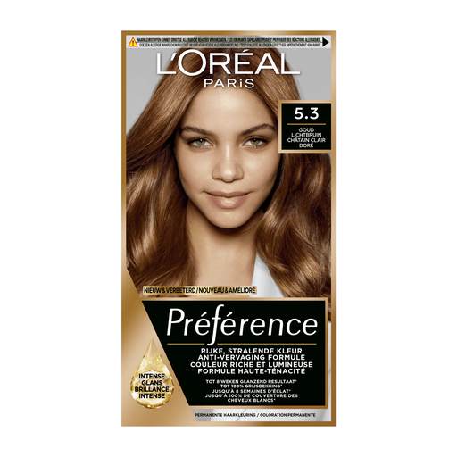 L'Oréal Paris Préférence Permanente Haarverf 5.3 Virginie