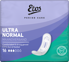 Etos Ultra Maandverband Normal 16 stuks
