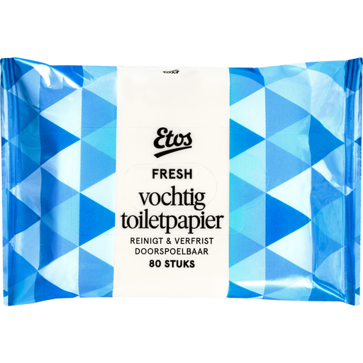 Etos Fresh Vochtig Toiletpapier 80 stuks