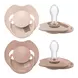 Difrax LOVI Prime Fopspeen 6-18M Nude/Blush 2 stuks