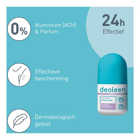 Deoleen Regular 0% Aluminium Deodorant Roller 50 ML