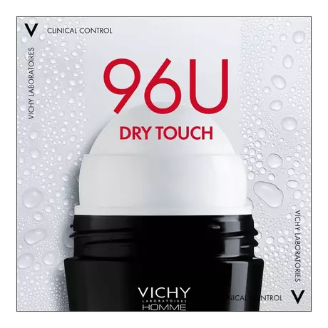 Vichy Homme Clinical Control 96U Deodorant Roller 50 ML