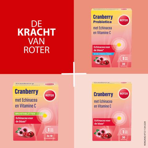 Roter Cranberry + Probiotica 30 Stuks