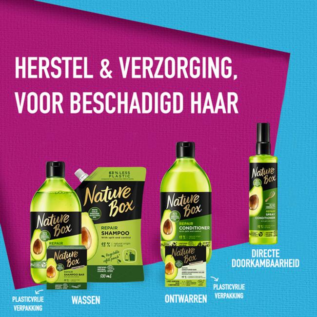 Nature Box Avocado Repair Shampoo 385 ML