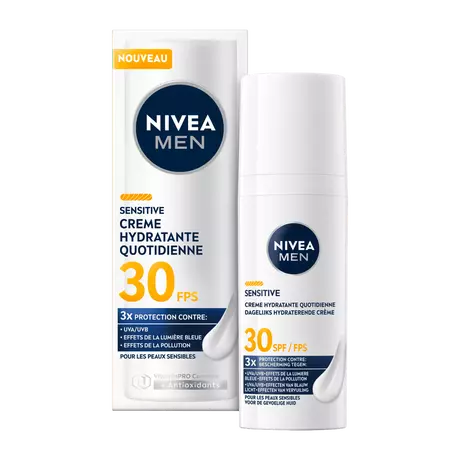 NIVEA MEN Sensitive Hydraterende Gezichtscrème SPF 30 50 ML