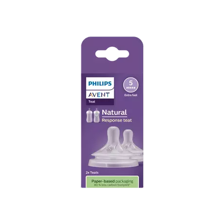 Philips Avent Natural Response Flesspeen 6M+ SCY965/02 2 stuks