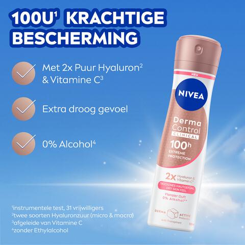 NIVEA Derma Clinical Dry Touch Deodorant Spray 150 ML