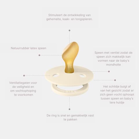 BIBS Anatomische Fopspeen Two Pack Natuurlijk Rubber Sage/Hunter Green Maat 2