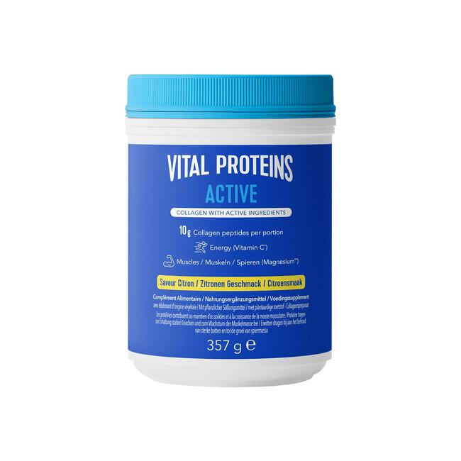 Vital Proteins Active Citroensmaak Pot 357 GR