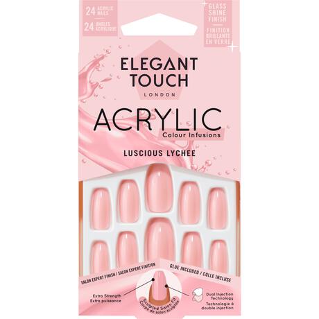 Elegant Touch Acrylic Luscious Lychee 24 stuks