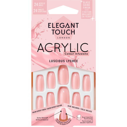 Elegant Touch Acrylic Luscious Lychee 24 stuks