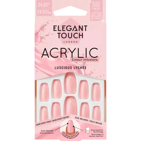 Elegant Touch Acrylic Luscious Lychee 24 stuks