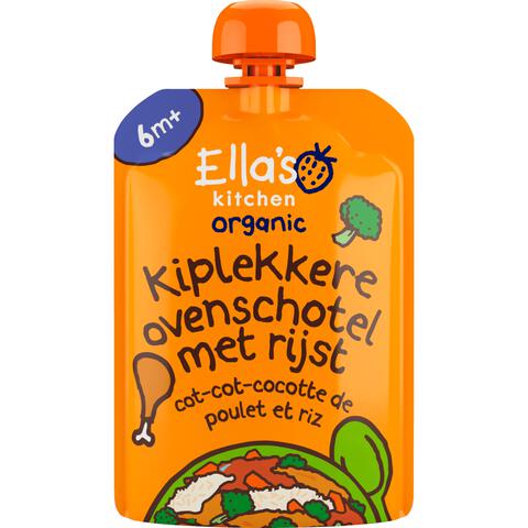Ella's Kitchen Bio Kiplekkere Ovenschotel Rijst 6+ maanden 130 GR