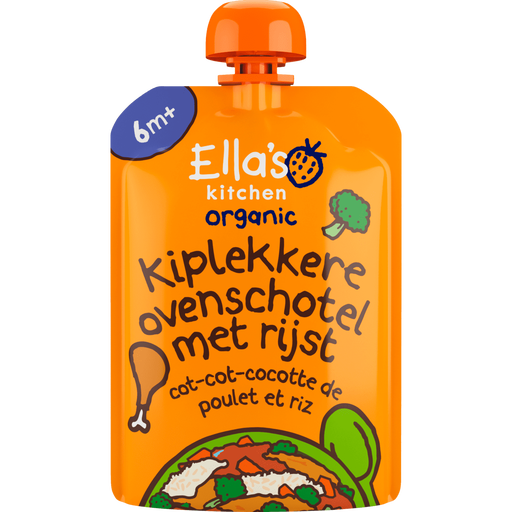 Ella's Kitchen Bio Kiplekkere Ovenschotel Rijst 6+ Maanden 130 gram