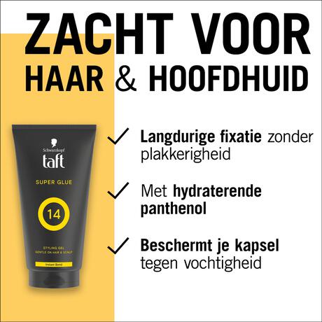 Taft Styling Gel Super Glue Gel 150 ML