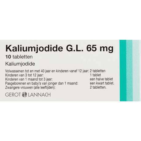 Kaliumjodide 10 stuks