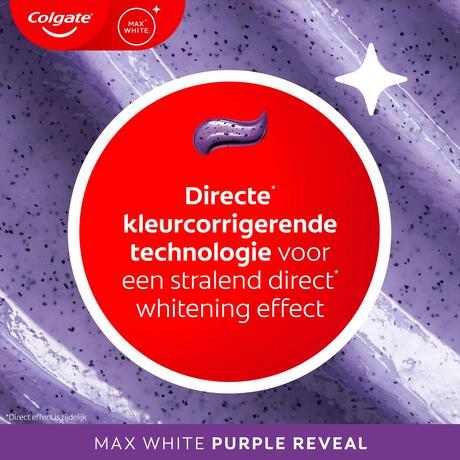 Colgate Max White Purple Reveal Tandpasta 75 ML