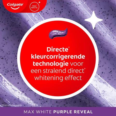 Colgate Max White Purple Reveal Tandpasta 75 ML