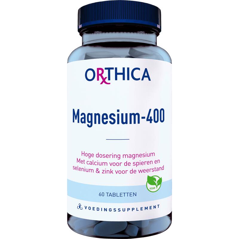 Orthica Magnesium-400 Voedingssupplement Tabletten 60 stuks