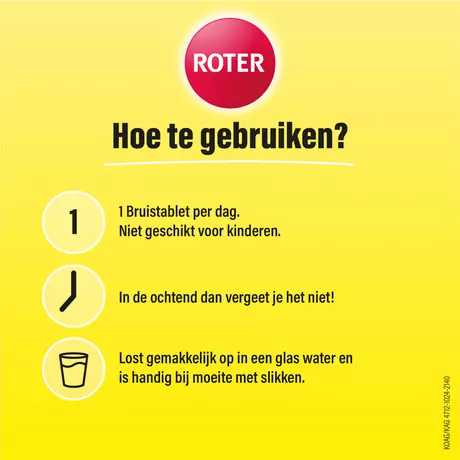 Roter Vitamine C 1000 MG Citroen Bruistabletten 40 stuks