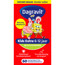 Dagravit Kids Multivitaminen Xtra 6-12 jaar 60 stuks