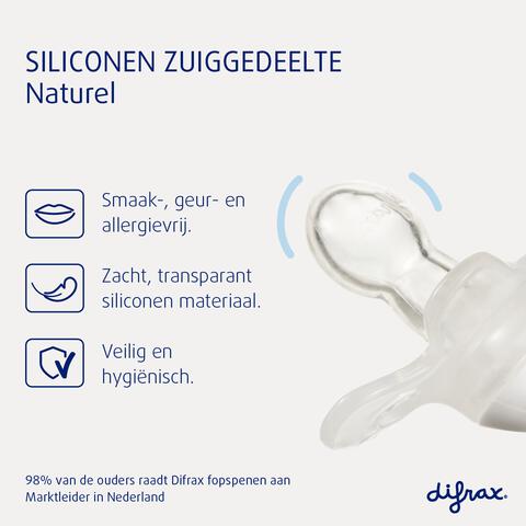 Difrax Fopspeen Natural 12M+ Se Earth Moonstone