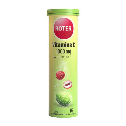 Roter Vitamine C 1000 MG Lime Lychee Bruistabletten 15 stuks