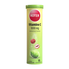 Roter Vitamine C 1000mg Bruistabletten Lime/Lychee 15 stuks