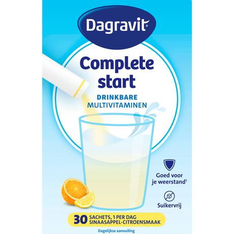 Dagravit Complete Start Kids Multivitamine Citroen 30 stuks