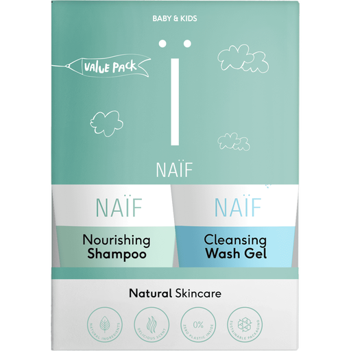 Naïf Baby & Kids Shampoo & Wasgel Voordeelset
