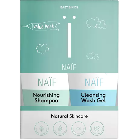 Naïf Baby & Kids Shampoo & Wasgel Voordeelset 