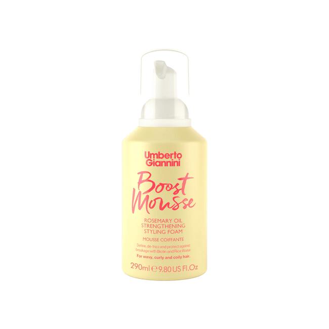 Umberto Giannini Strong Curls Rosemary Oil Strengthening Styling Foam 290 ML