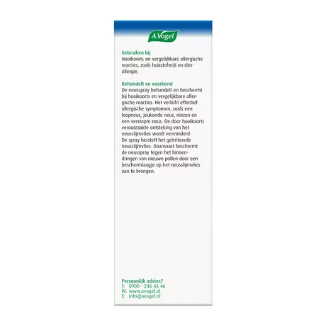 A.Vogel Pollinosan Hooikoorts Neusspray 20 ML