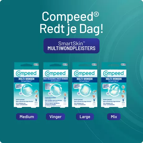 Compeed smartskin Multiwond medium 10 st